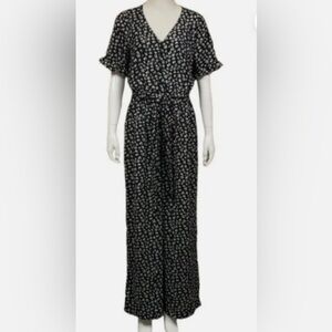 CECE Floral Print Jumpsuit